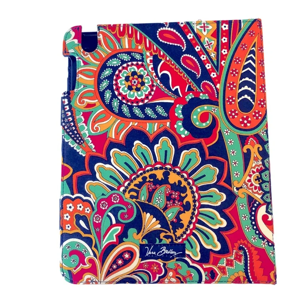 Vera Bradley iPad Case Cover Multicolor Venetian Paisley Print